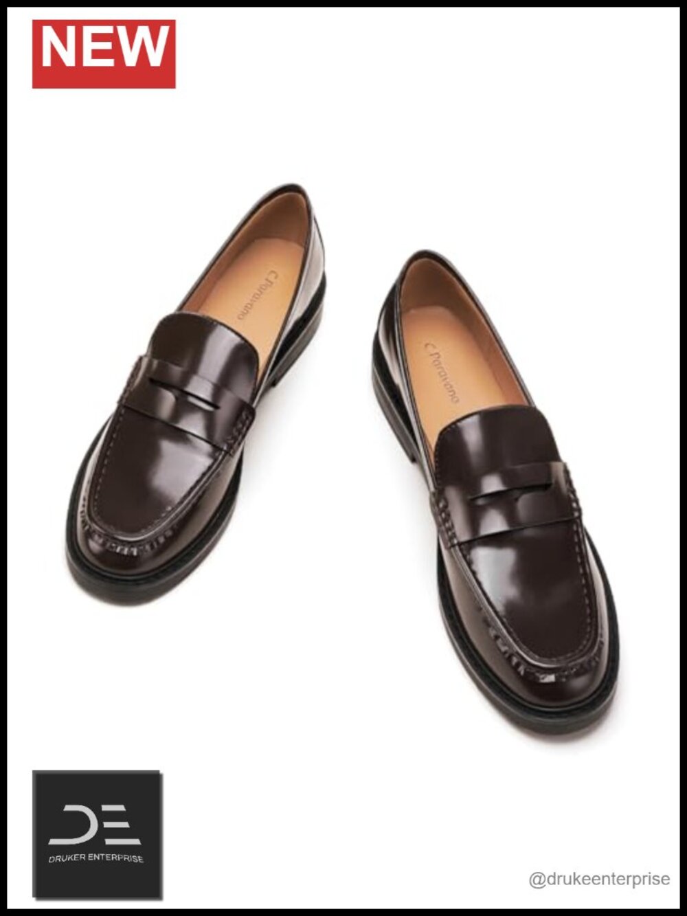 Genuine Leather Penny Loafers for Women - Comfortable Mocc
